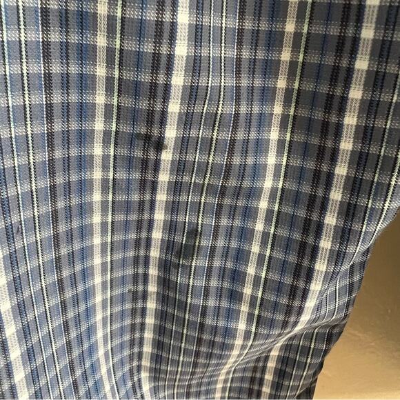 Columbia Men’s Striped Button Front Long Sleeve Outdoor Shirt Vented Mesh Medium - Picture 5 of 11